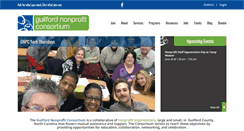Desktop Screenshot of guilfordnonprofits.org